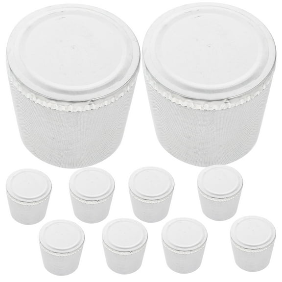 10 Pcs Cork Bottle Stopper Stoppers for Glass Bottles White