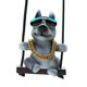 thumbnail image 4 of Adorno colgante para coche, decoraciones para espejo retrovisor, bonito espejo retrovisor oscilante de Pug, accesorios colgantes para regalos de Estilo B, 4 of 8