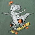 thumbnail image 5 of DDSOL Toddler Boy T-Shirts Long Sleeves Dinosaur Graphic Tees Cotton Tops Gray 3T, 5 of 9