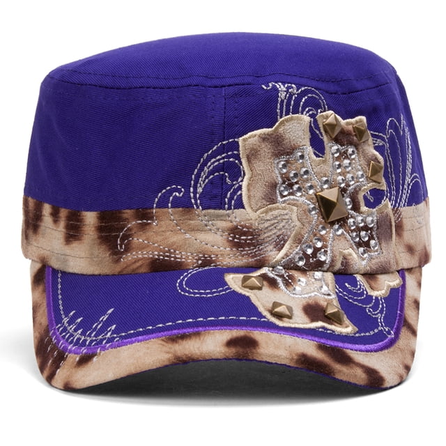 TopHEETWEAR PULSO ANIMAL CRUCHO CRUCHO ANIMIENTO CAVET CAPE - PURPLE CHL Sombrero de cadete