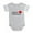 Heather Gray, variant on CafePress - Ihella - Cute Infant Baby Football Bodysuit