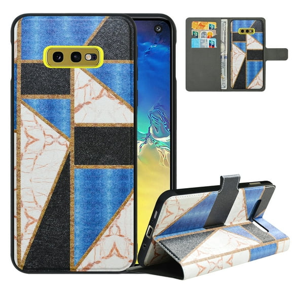 Labanema Samsung Galaxy S10e /S10 Lite Case with Kickstand, 2 in 1 Detachable Magnetic Protective Folio Flip Cover for Samsung Galaxy S10e /S10 Lite (Marble)