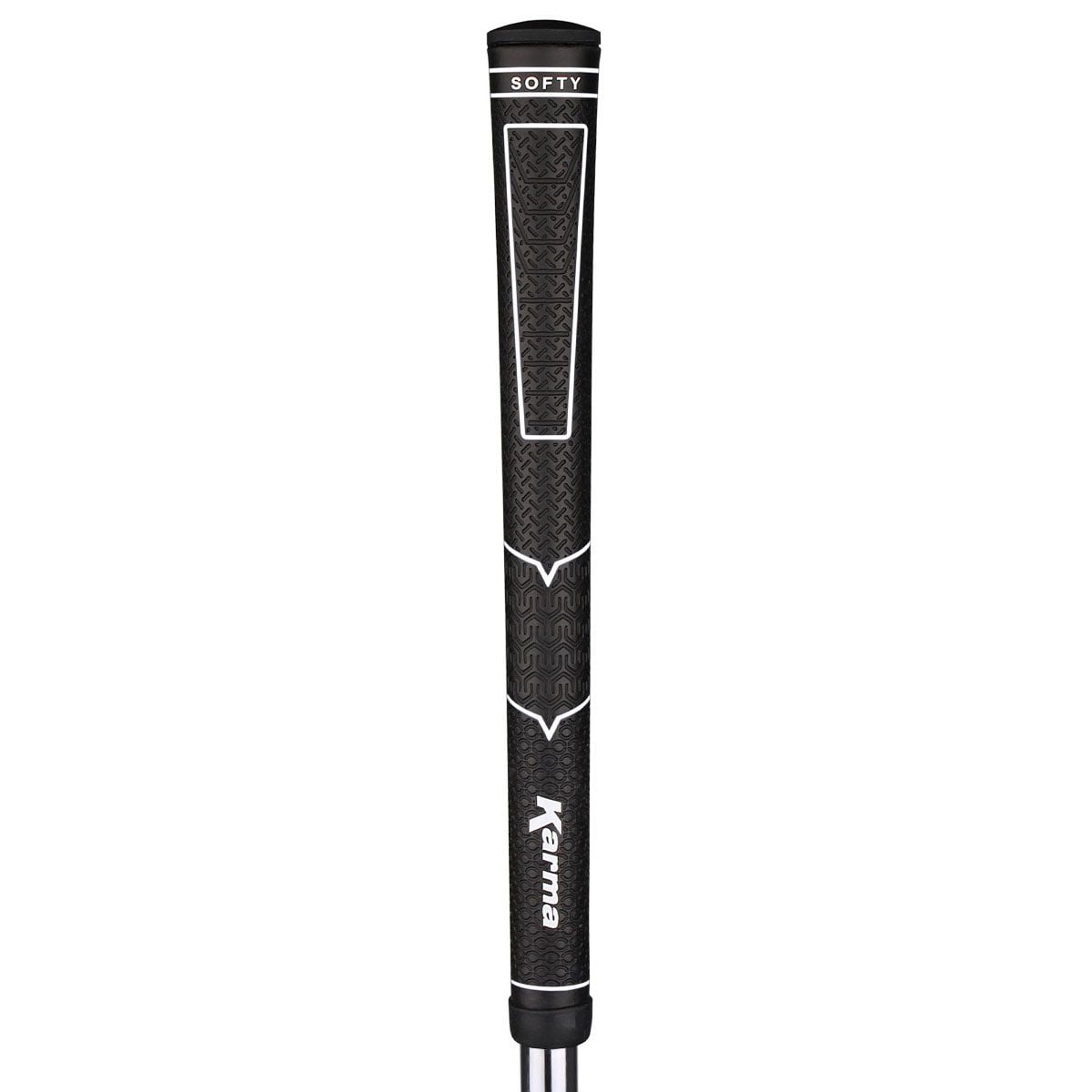 Karma Softy Men's Standard Golf Grip Kit with 13 Golf Grips, Tape Strips, Solvent, Shaft Clamp