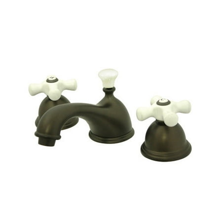 UPC 663370008771 product image for Kingston Brass KS396. PX Lavatory Restoration Faucet Double Handle; Oil Rubbed B | upcitemdb.com