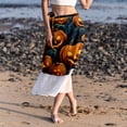 thumbnail image 6 of Pumpkin Stylish Chiffon Summer Beach Dresses for Women, 6 of 6