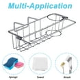 thumbnail image 6 of YDmeet Compact Sponge Holder and Organizer for Sink Caddy, Waterproof SUS 304 Stainless Steel, 6 of 9