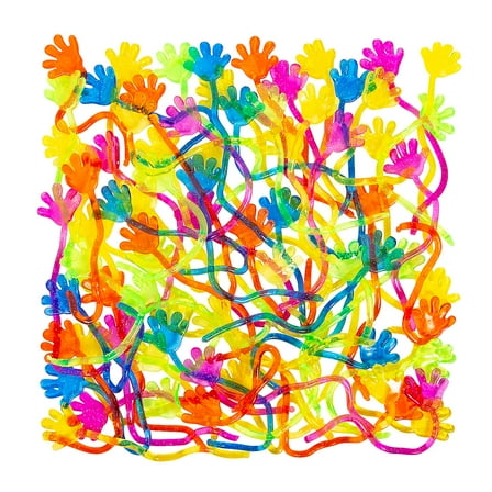 Glitter Sticky Hands Party Favors, 72 Pieces