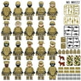 thumbnail image 5 of 21 Piezas Figuras de Acción Militar – Equipo de Contenedores de la Policía Especial del Desierto, Juguete de Bloques de Construcción DIY para Regalos y Niños, 5 of 5