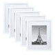 thumbnail image 1 of Set De 5 Portaretrato Pared Modernos Decorativo Blanco Malubero Portaretratos, 1 of 5