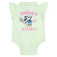 thumbnail image 4 of Disney Minnie Mouse Bodysuit and Chambray Pleated Skirt Outfit Set Newborn to Infant, 4 of 5