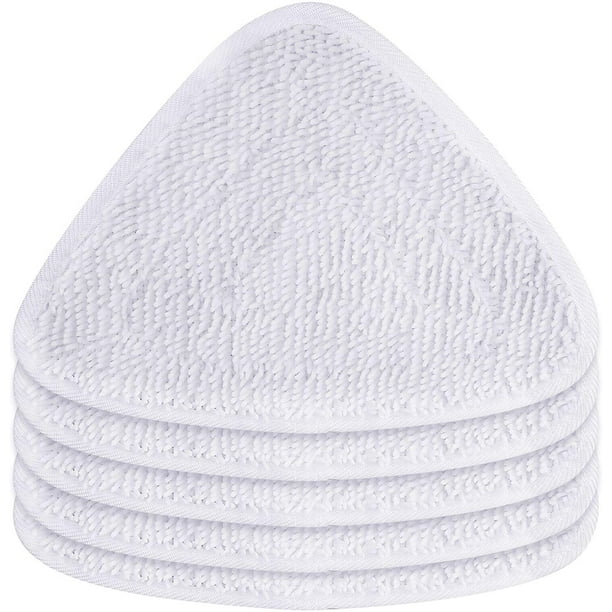 6 fundas de repuesto para limpiador de vapor a vapor, funda de repuesto para fregona de pulverización caliente, paquete familiar de almohadillas de potencia, color blanco Vhermosa LN-0772