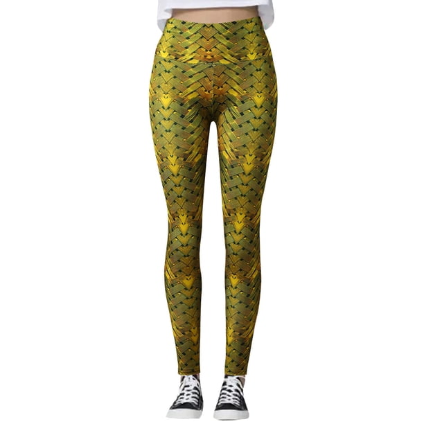 WILLBEST Pantalones de Yoga de Cintura Alta Con Estampado Para Mujer, Leggings Ajustados Para Entrenamiento, Ropa Deportiva Informal, Cómodos y Elásticos. Extra Grande