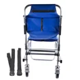 thumbnail image 4 of Low Noise Aluminum Elderly Climbing Stair Chair Evacuation Transport Wheelchair with Brake Two Wheels Blue, 4 of 8