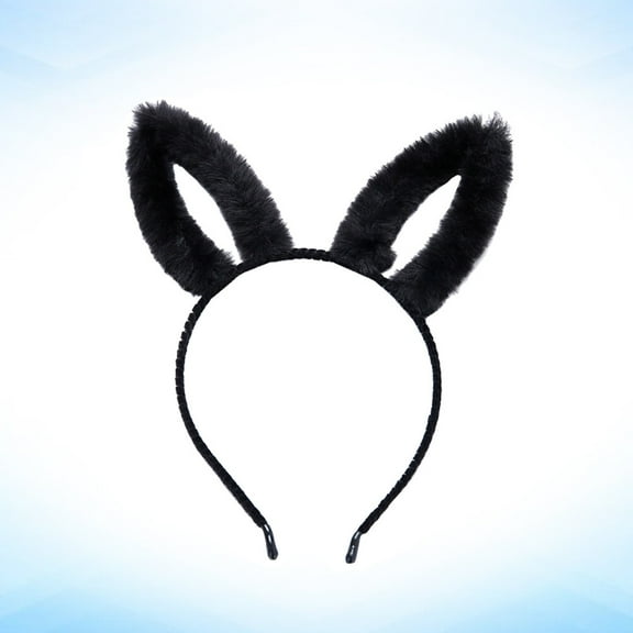 LULULION Bunny Hair Band Hair Hoop for Ladies Plush Design Decorative 1Pack