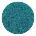 thumbnail image 6 of Unique Loom Solid Shag Collection Area Rug (7' 10" Round Deep Aqua Blue), 6 of 7