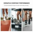 thumbnail image 6 of 12-Pack Unisex Cotton Athletic Running Low-Cut Cushioned Socks 9-11, White/Gray, 6 of 6