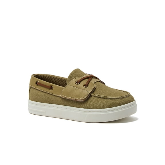 Lands' End Kids Canvas Easy On Boat Shoes