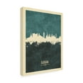 thumbnail image 2 of Trademark Fine Art 'Glasgow Scotland Skyline Teal' Canvas Art by Michael Tompsett, 2 of 3