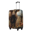 thumbnail image 2 of Uemuo Grassland Sunflower Cow Printed Washable Luggage Cover - Fashion Suitcase Protector Fits 18-32 Inch Luggage -Large, 2 of 9