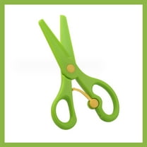 Youngster'S Safety Craft Scissors (Presch○○l Training Tool, Blunt-Tip Art Shears), Green, Blue Youngster'S Safety Scissors For Presch○○l, Handmade Art Craft Training Scissors, Meiiso