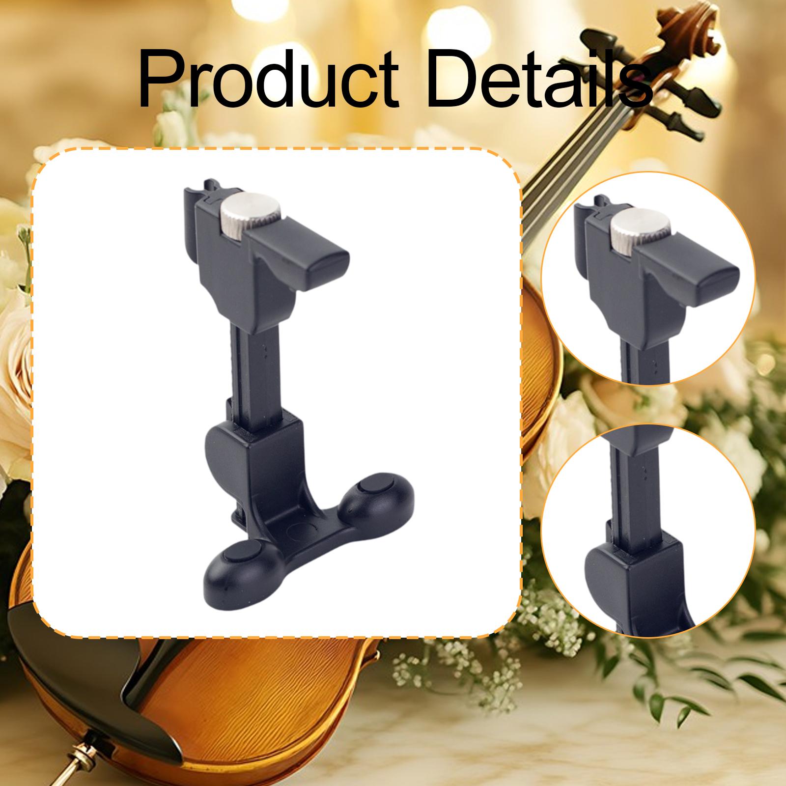 LeeQinersw Instrument Condenser Microphone Stand Clip for Clear Sound Stage Performance Viola