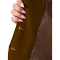 thumbnail image 5 of DARING DIVA Women's Plus Size Velvet Sleeveless Button Down V Neck Vest 3X Coffee, 5 of 7