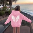 thumbnail image 4 of Boys Girls Shirts Kids Tshirts Girls Hooded Sweatshirt Print Casual Long Sleeve Top For Girls Soft Summer Tee Tops 3-4 Years, 4 of 7