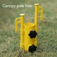 thumbnail image 1 of Support de Tringle pour Auvent, Vis Ajustable, Deux Trous de Piquet, Portable, Acier Antirouille, Accessoires de Tente Coupe-Vent, Auvent de Tente à Haute Résistance, Tube Fixe pour l'Extérieur, 1 of 7