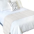 thumbnail image 1 of Pie de cama Queen / King size - Camino decorativo para colcha o cobertor - tejido artesanal - Hueso MACAR Pie de cama G hueso, 1 of 4