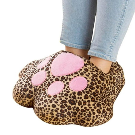 

Cute Catclaw Big Feet Warm Treasure USB Foot Winter Warmer Warm Plush Shoes