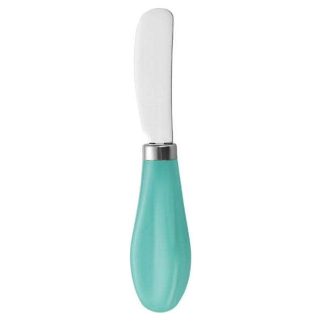 BINGLI Butter Knife Stainless Steel Butter Spreader Knife with White Porcelain Handle for Spreading Jam, Pastry and Cold Butter Multipurpose Kitchen Gadget