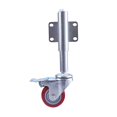 thumbnail image 4 of Rueda de soporte de puerta perfecl de metal flexible con resorte duradera Rojo, 4 of 8
