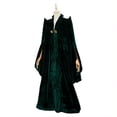 thumbnail image 2 of Minerva Cos McGonagall Cosplay Costume Professor McGonagall Robe Outfit Cloak Halloween Carnival Costume Gift, 2 of 3