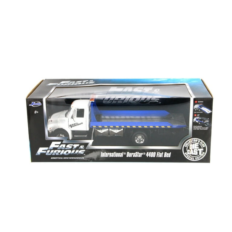 Jadatoys 1:24 International Durastar 4400 Flat Bed Fast and