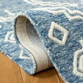 thumbnail image 5 of Safavieh Abstract Adolf Geometric Wool Area Rug, Blue/Ivory, 5' x 8', 5 of 11