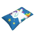 thumbnail image 3 of Balery Cool Unicorn Star Golden Bedding Queen Pillow Cases - Envelope Closure - Soft Brushed Microfiber Fabric - Shrinkage and Fade Resistant Pillow Cases-14"x20", 3 of 9