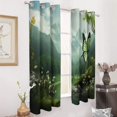 thumbnail image 2 of Landscape Butterfly Modern Window for Living Room Curtains for Child Bedroom Kitchen Decor Blinds Drapes, 2 of 7