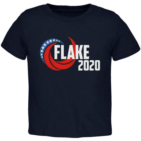 Presidential Election 2020 Jeff Flake Swoosh Toddler T Shirt Navy 2T