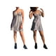 thumbnail image 4 of VISgogo Mujeres Tie-up Halter Dress, Adultos Smocked Backless Sin mangas Ripple / Flower amp; Dot Print One-piece VISgogo moda, 4 of 9