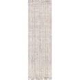 thumbnail image 2 of Collection Chunky Loop Jute Runner Rug, 2' 6" x 6', Off-White, 2 of 8