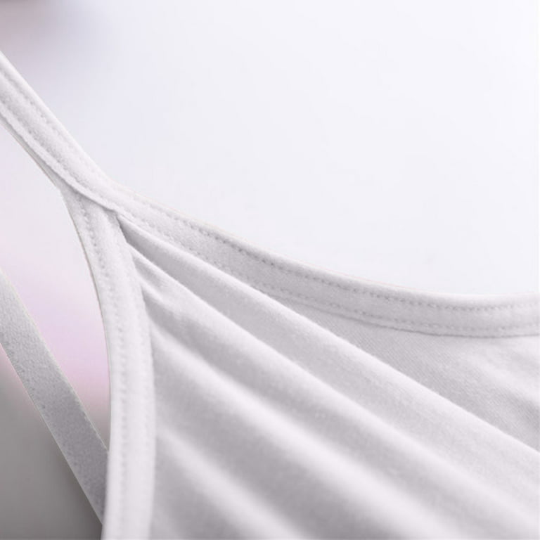 AherBiu Plus Size Camis for Women Built-in-bra Yoga Tank Tops