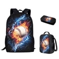 thumbnail image 7 of Binienty Baseball Bookbag For Boys 12-14 Middle School Girls Backpack with Lunch Box and Pencil Case Set of 3 4th Grade Students School Bookbag with Zipper Around, 7 of 7