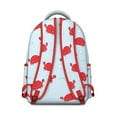 thumbnail image 3 of Vintage Crab Student Backpack Waterproof Scratch-Resistant School Bag with Cartoon Crab and Tropical Beach Pattern, Breathable Padding, Adjustable Straps for Daily Use, 3 of 6