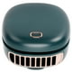 thumbnail image 5 of Mini ventilador de cuello manos libres para exteriores, ventilador portátil sin aspas para colgar en la cintura, carga USB (verde), 5 of 8