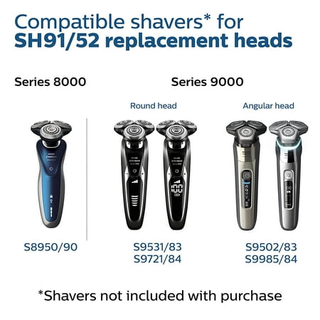 Philips Norelco - Shaving Head for Shaver Series 9000 - Silver
