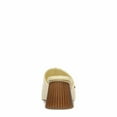 thumbnail image 3 of Sam Edelman Sonya Eggshell Sculptural Slip On Open Toe Block Heeled Sandals (EGGSHELL, 8), 3 of 5