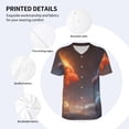 thumbnail image 3 of Rateoe Red And Blue Fire Dragon D Pattern Men’s Baseball Short Sleeve Polo Shirt, Midweight Men's Shirt Golf Shirt Polo Shirts Quick Dry Short-4X-Large, 3 of 7
