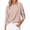 Dark Blue, variant on Sweaters for Women Fall Loose Fit Lightweight Scalloped Long Sleeve Tops, M
