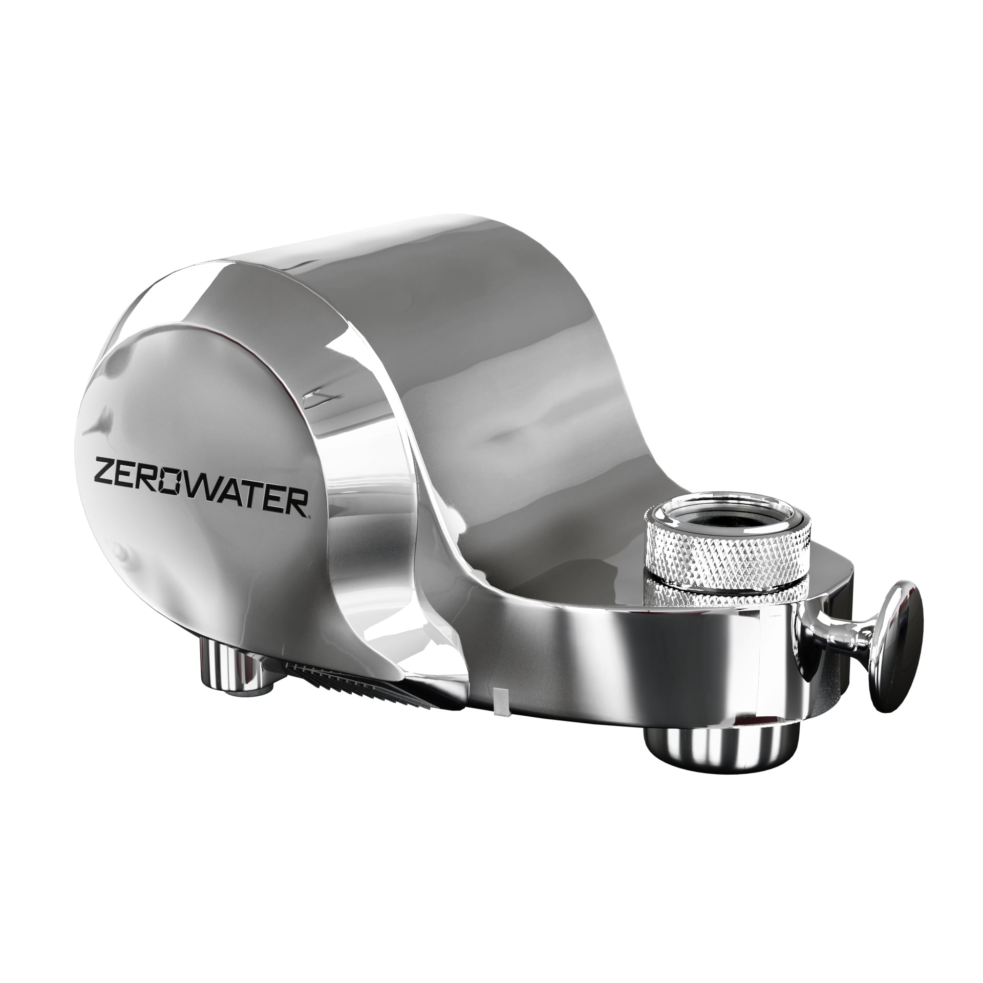 ZeroWater ExtremeLife Faucet Mount Filtration System for Sink, Chrome; Easy Change Eco Filter