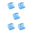 thumbnail image 3 of Kearding Organizador de pastillas Almacenamiento transparente Compartimiento de contenedor de tableta semanal Dispensador a prueba de humedad Azul 5Conjunto, 3 of 6